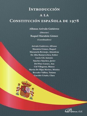 cover image of Introducción a la Constitución española de 1978